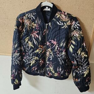 Floral Bomber Jacket